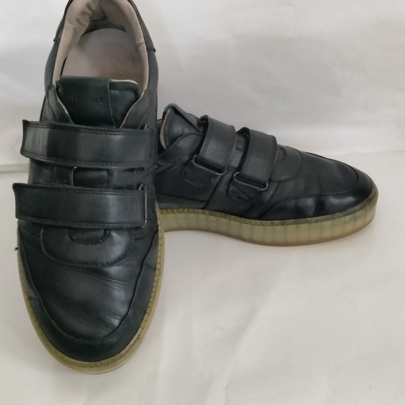 Allsaints Jonah Leather Double Strap Sneakers size 42 - Picture 15 of 15